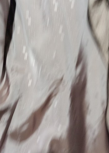 Bej Kadın Keten Midi Boy Ceket - Görsel 2