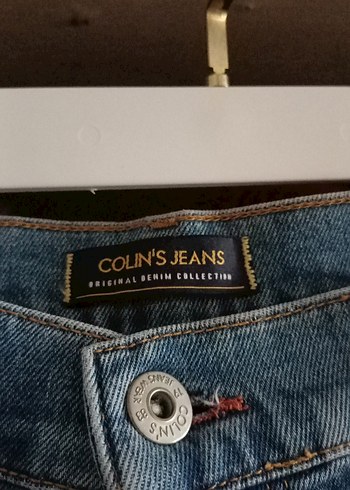 Düğmeli Regular Fit Mavi Denim Erkek Kot Pantolon - Görsel 2