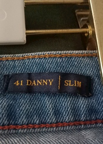 Düğmeli Regular Fit Mavi Denim Erkek Kot Pantolon - Görsel 3