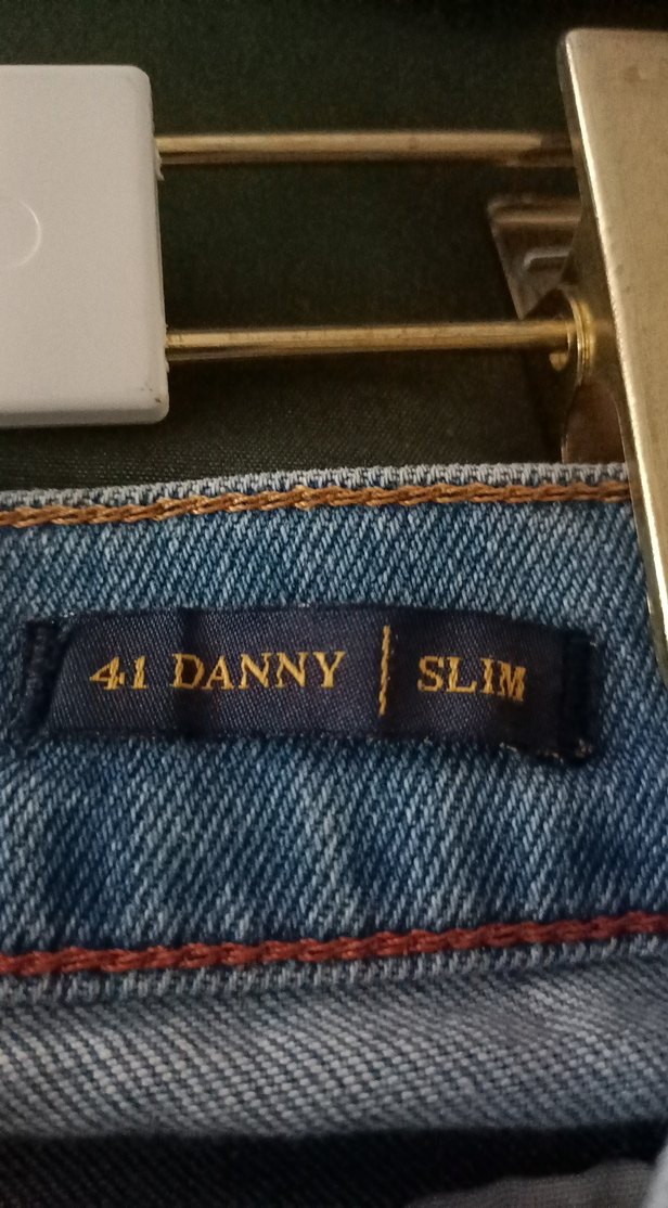 Düğmeli Regular Fit Mavi Denim Erkek Kot Pantolon - Görsel 3