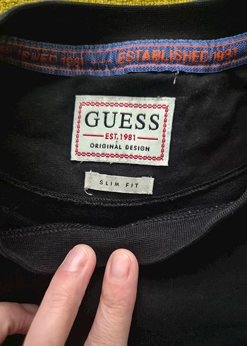 Guess Siyah Erkek Sweatshirt Uzun Kollu - Görsel 4