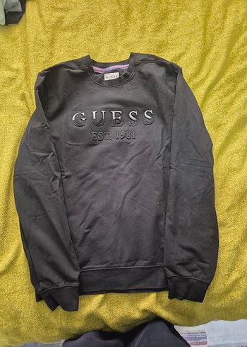 Guess Siyah Erkek Sweatshirt Uzun Kollu - Görsel 2