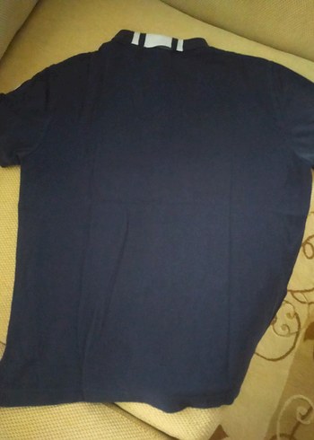 Lacivert Baskılı Erkek Polo Tişört - Görsel 4