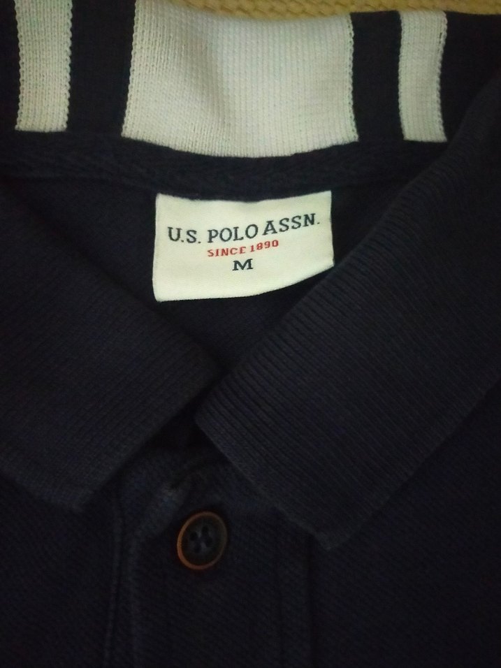 Lacivert Baskılı Erkek Polo Tişört - Görsel 3