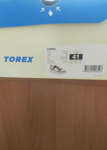 Beyaz Gri Bağcıklı Spor Ayakkabı - Görsel 5