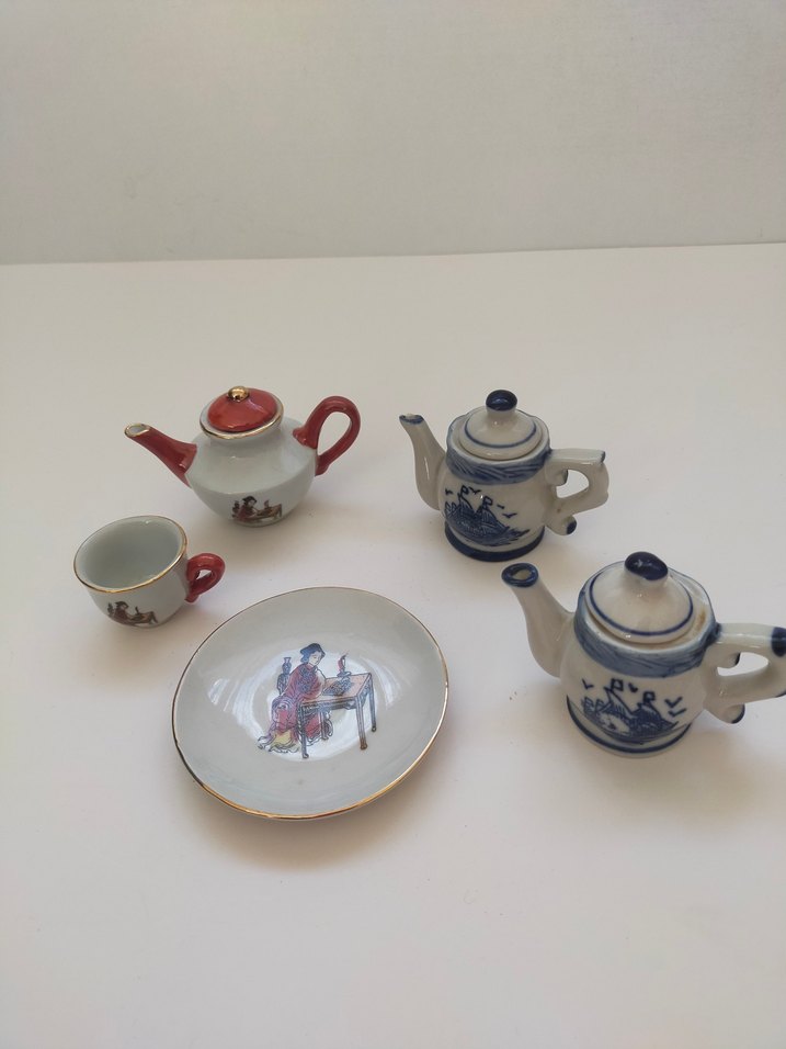 Dekoratif Renkli Minyatür Çaydanlık Seti - Görsel 2