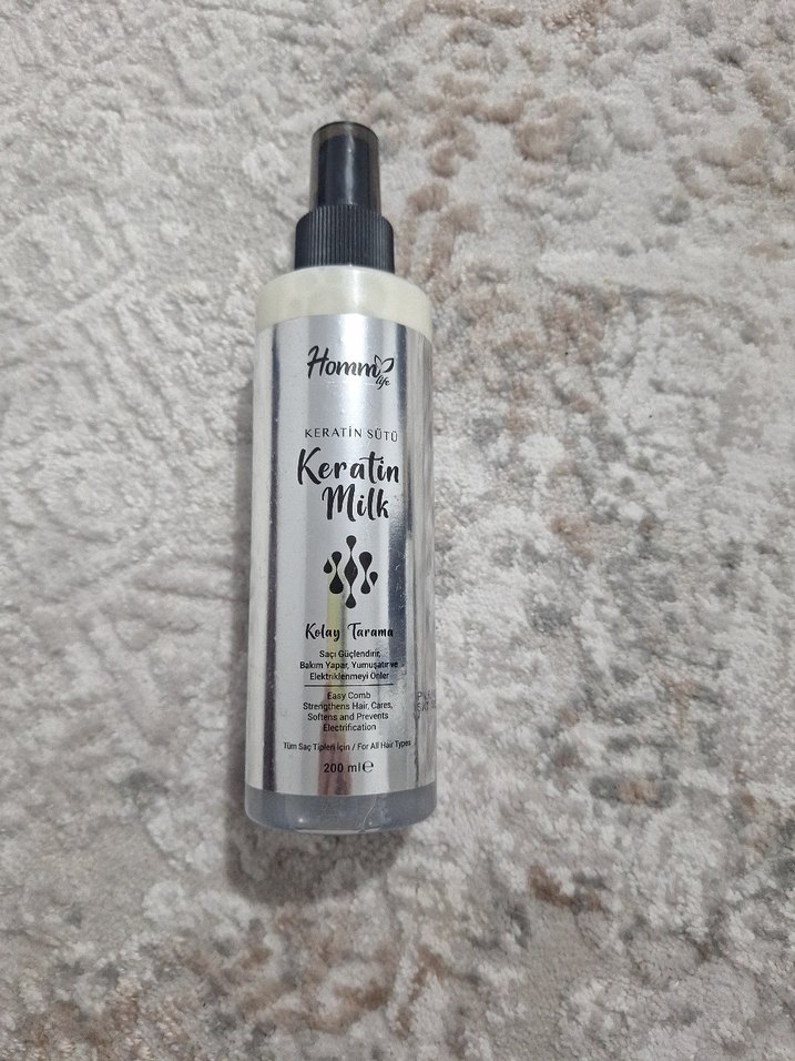 Homm Keratin Süt Saç Spreyi 200 ml - Görsel 3