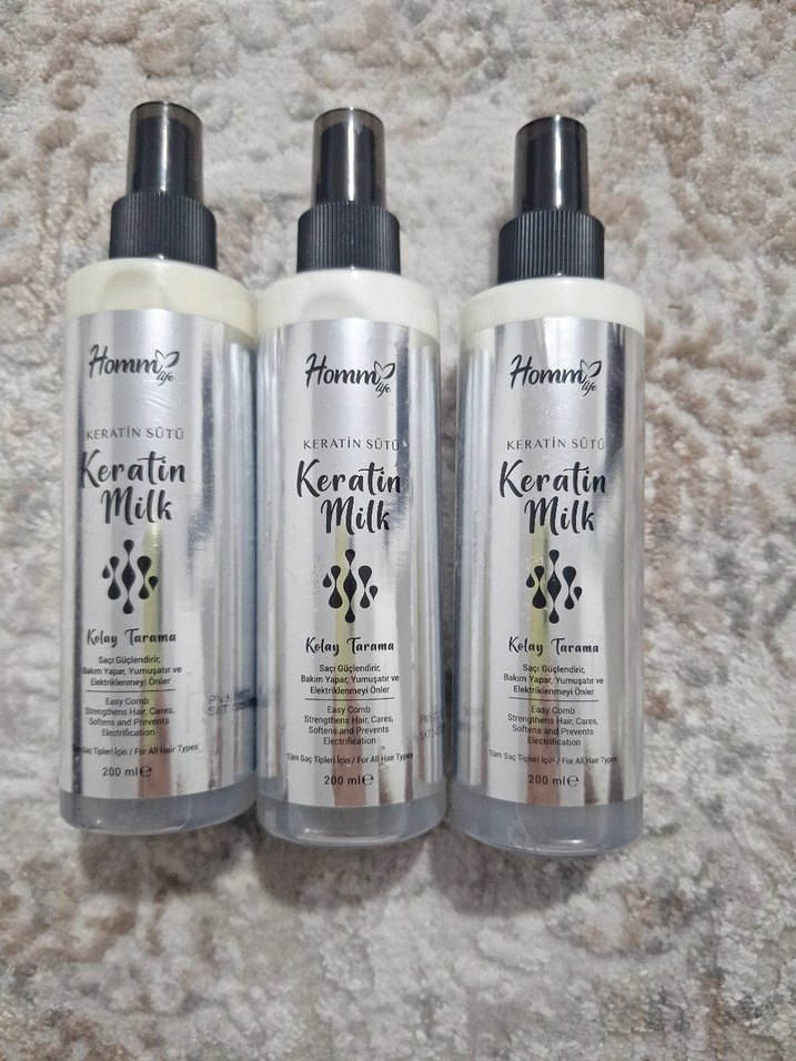 Homm Keratin Süt Saç Spreyi 200 ml - Görsel 2