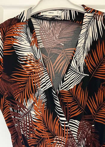 Mango marka V Yakalı Uzun Tulum - Görsel 2