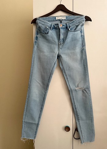 Stradivarius marka  Mavi Kadın Kot Pantolon - Görsel 2