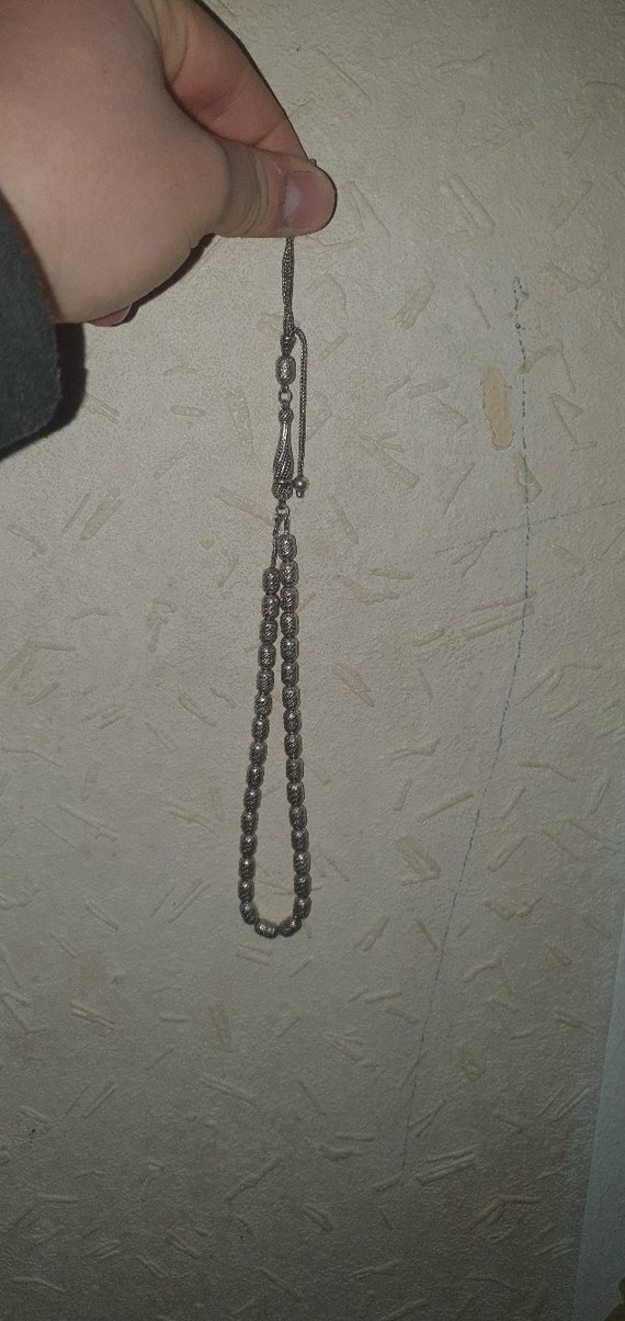 gümüş tesbih - Görsel 3