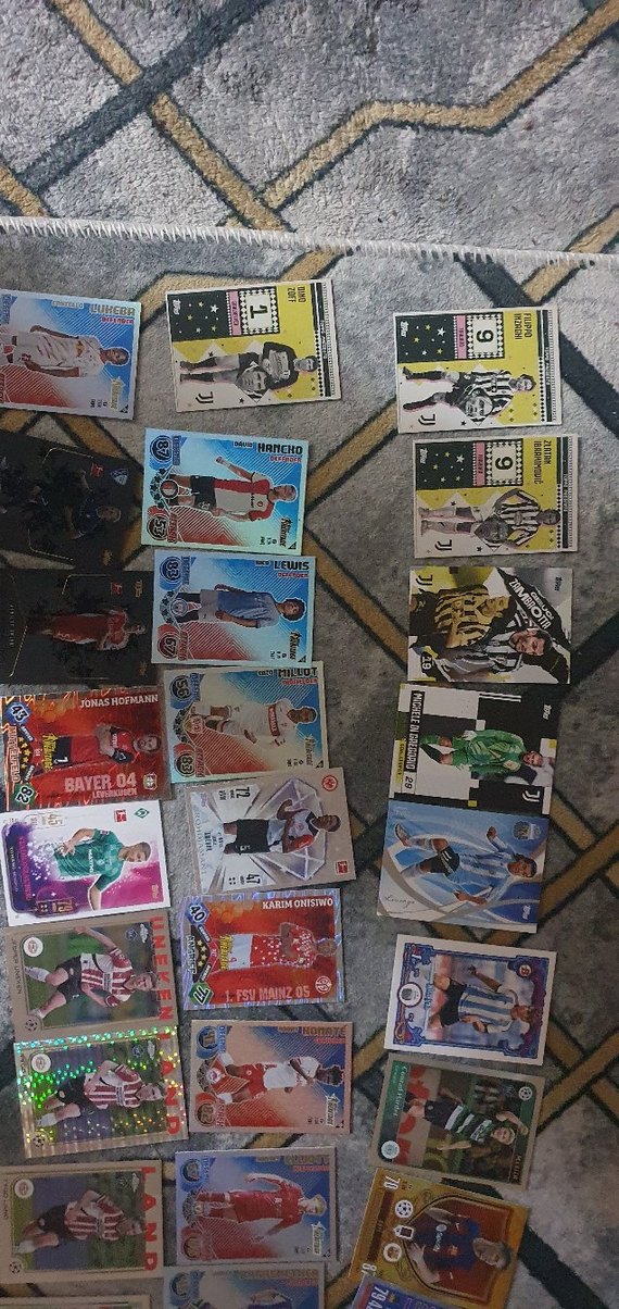 panini topps karısık futbol kart lotu - Görsel 2