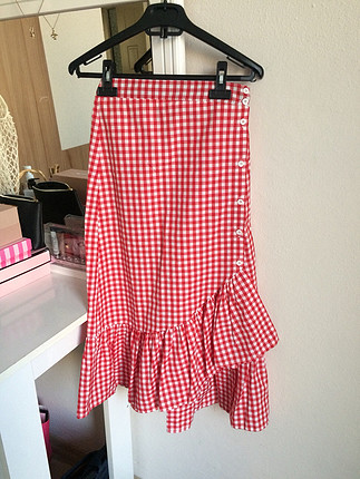 Zara Pötikare midi boy etek