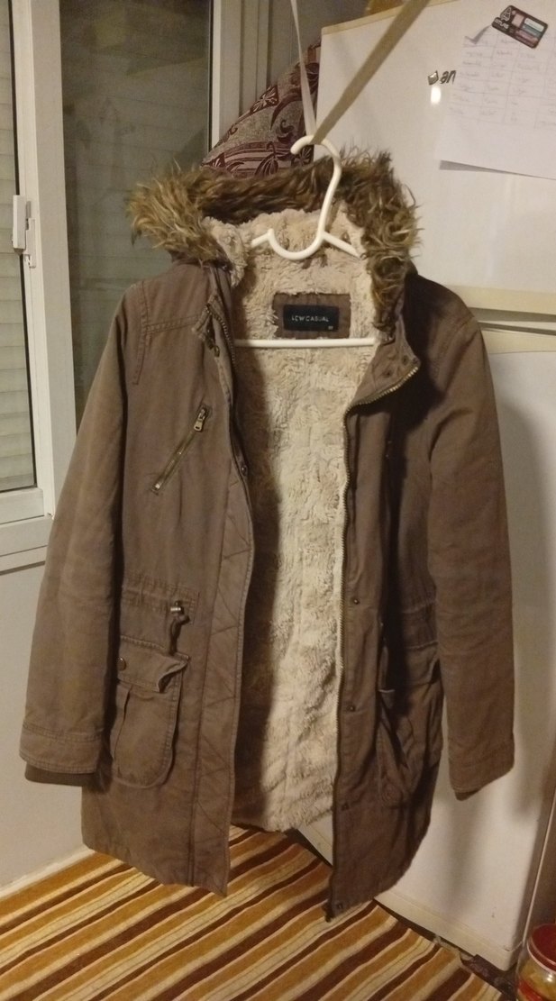 Düğmeli Kahverengi Süet Kadın Ceket - Görsel 5