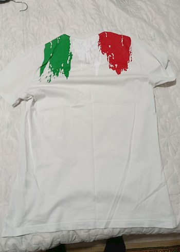 EA7 Beyaz Erkek Kısa Kollu Pamuk Tişört - Görsel 2