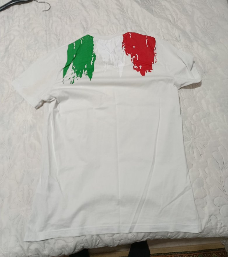 EA7 Beyaz Erkek Kısa Kollu Pamuk Tişört - Görsel 2