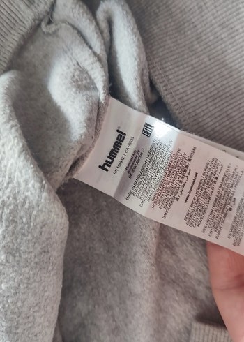 hummel Gri Kapüşonlu Fermuarlı Sweatshirt - Görsel 3