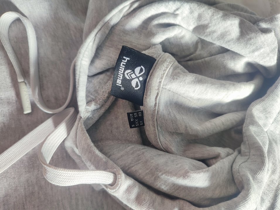 hummel Gri Kapüşonlu Fermuarlı Sweatshirt - Görsel 2