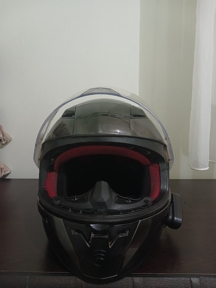 intercomlu ls2 rapid motor kaskı - Görsel 5