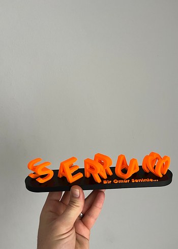 Sevgililer gününe Özel çift isimlik hediyesi 23x4 cm - Görsel 4