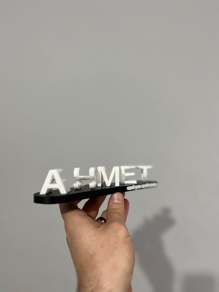 Sevgililer gününe Özel çift isimlik hediyesi 23x4 cm - Görsel 3