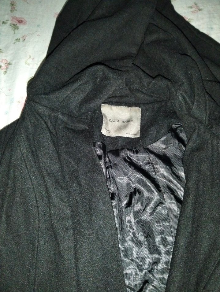 Kadın Siyah Deri Biker Ceket - Görsel 3