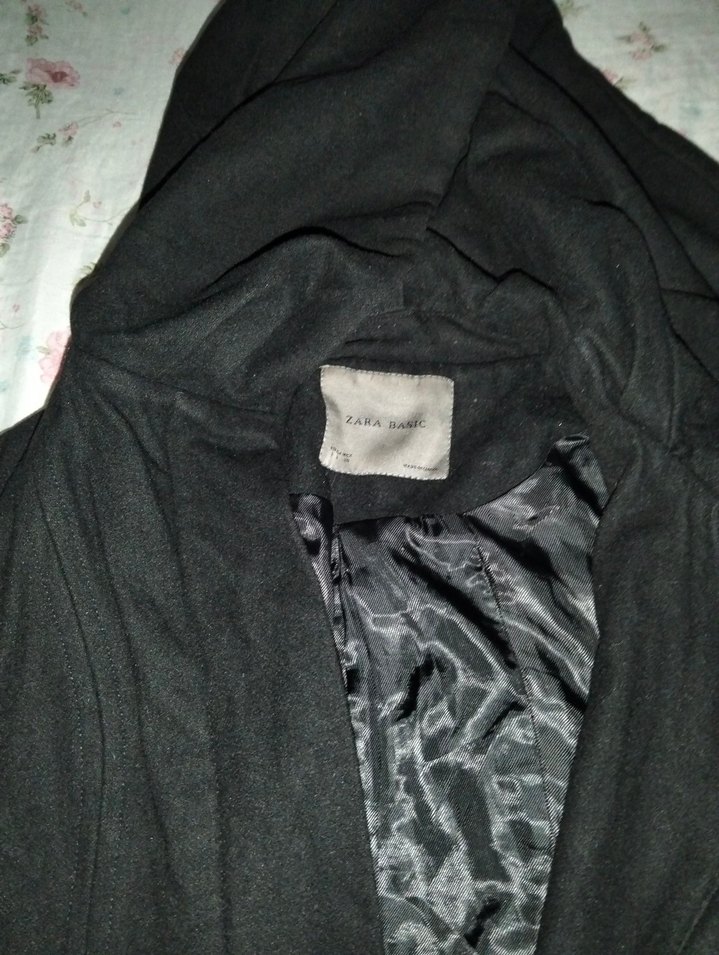 Kadın Siyah Deri Biker Ceket - Görsel 4