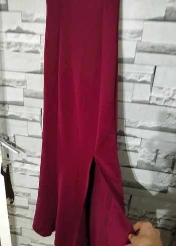 Gri Ekose Desenli Uzun Kollu Kadın Elbise - Görsel 11