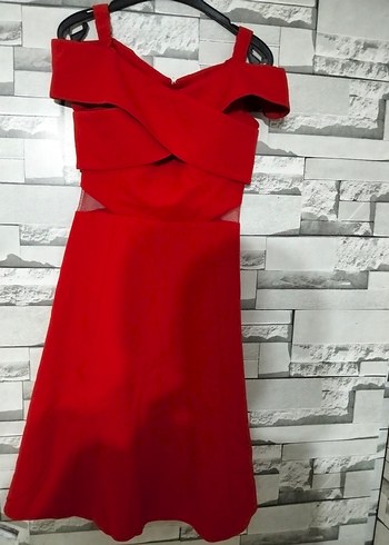 Gri Ekose Desenli Uzun Kollu Kadın Elbise - Görsel 8