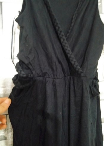 Gri Ekose Desenli Uzun Kollu Kadın Elbise - Görsel 17