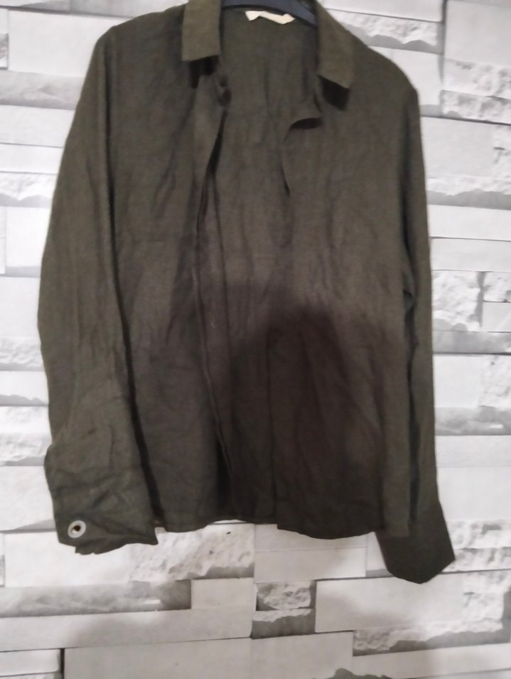 Gri Ekose Desenli Uzun Kollu Kadın Elbise - Görsel 5