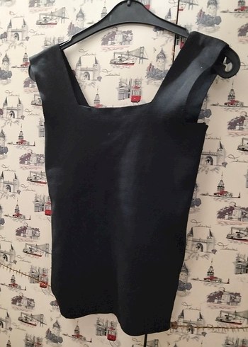 Sarı Retro Mini Drape Hamile Eteği - Görsel 6