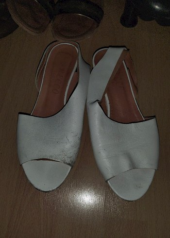 Kahverengi Süet Yılan Desenli Topuklu Kadın Sandalet - Görsel 8