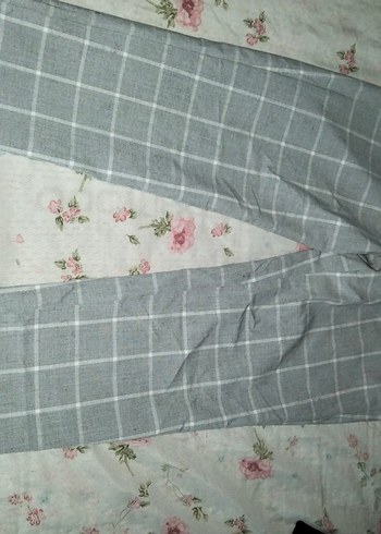 Mango Gri V Yaka Kısa Kollu Bluz - Görsel 10