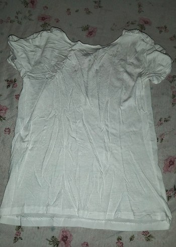 Mango Gri V Yaka Kısa Kollu Bluz - Görsel 8