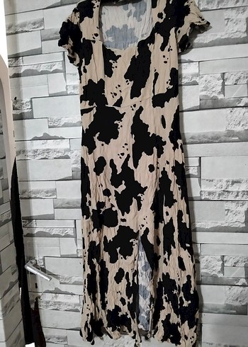 Kadın Siyah Kareli Uzun Pilili Keten Etek - Görsel 12