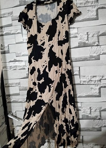 Kadın Siyah Kareli Uzun Pilili Keten Etek - Görsel 13