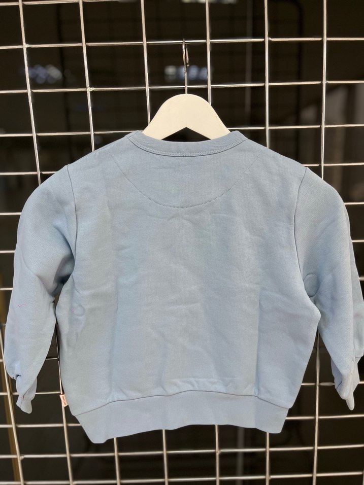 Gri Erkek Çocuk Pamuklu Sweatshirt - Görsel 2