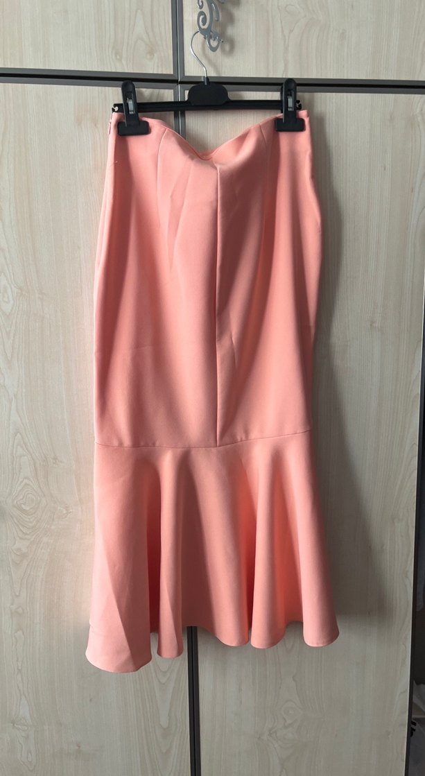 Pembe Fırfırlı  Mini Bluz - Görsel 3