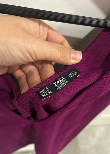 Mor Süet V Yaka Kadın Atlet - Görsel 4