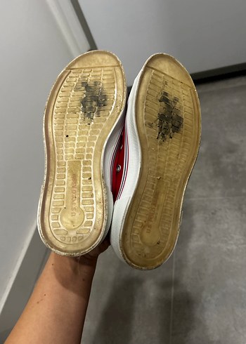 U.SPolo Kadın Kırmızı Spor Ayakkabı - Görsel 4