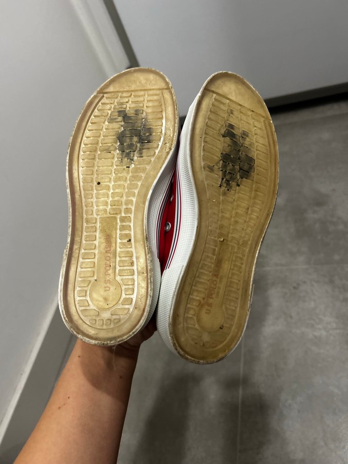 U.SPolo Kadın Kırmızı Spor Ayakkabı - Görsel 4