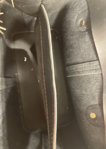 Siyah Deri Kadın Çantası - Görsel 5