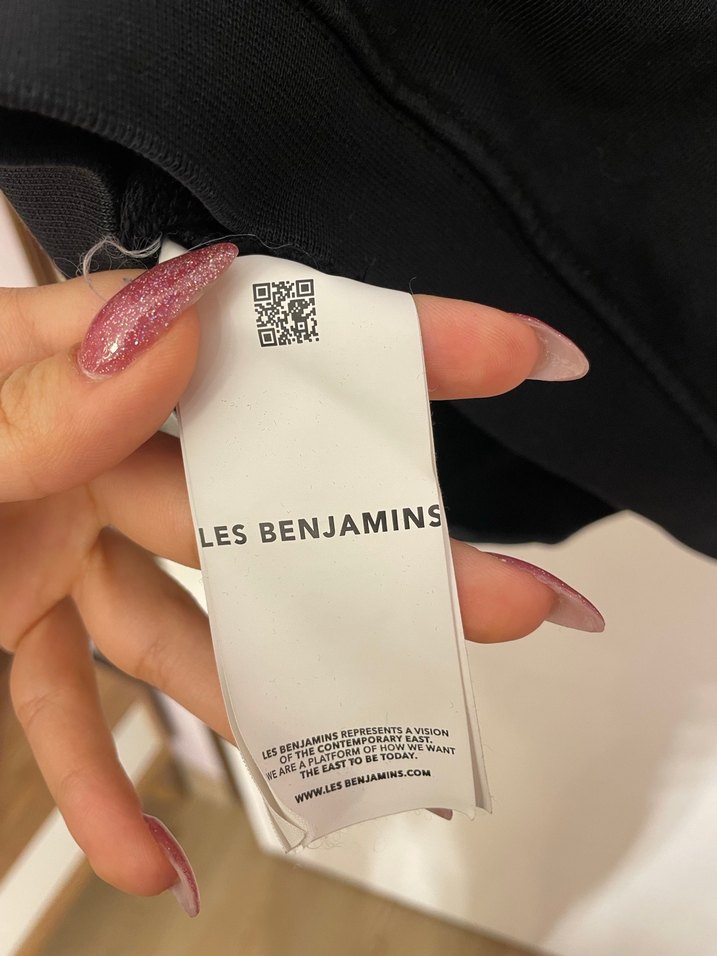 Les Benjamins Kadın Siyah Kapüşonlu Sweatshirt - Görsel 4