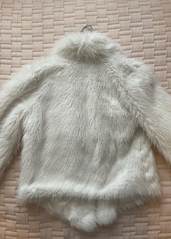 Kadın Beyaz Suni Kürk - Görsel 3