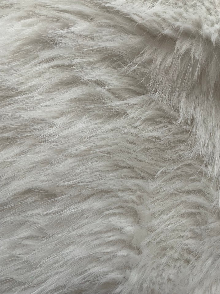 Kadın Beyaz Suni Kürk - Görsel 4