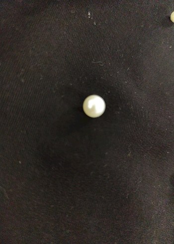 Düğmeli Siyah Kadın Triko - Görsel 2