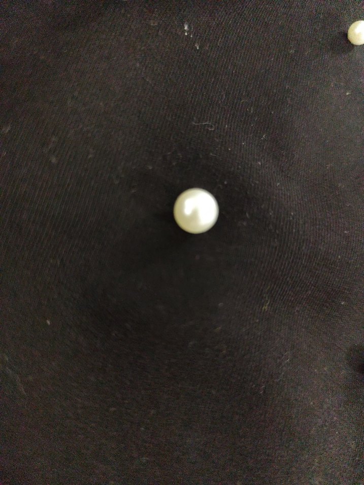 Düğmeli Siyah Kadın Triko - Görsel 2