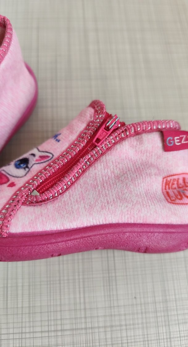 Nakışlı Pembe Kız Çocuk Terlikleri - Görsel 2