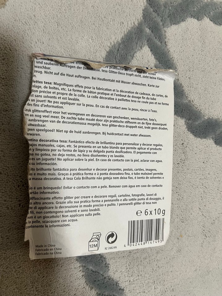 Renkli Parlak Simli Boya - Görsel 2